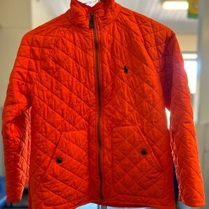 Polo by Ralph Lauren Orange Quilted Kids Jacket
